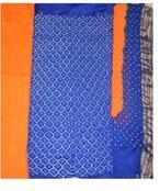Blue & orange dress