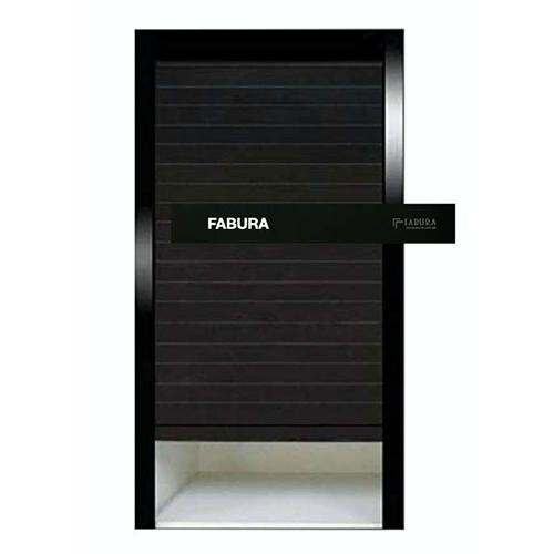 Black Glass Roller Shutter