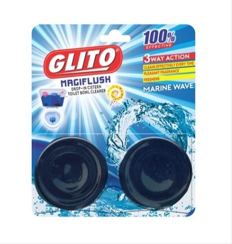 Magiflush Drop in Cistern Toilet Bowl Cleaner Marine Wave (100 gms)
