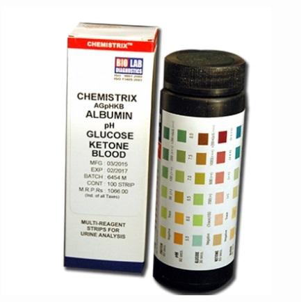 Chemistrix - 5p SG (Alb,Glucose,pH,Ketone & SG)