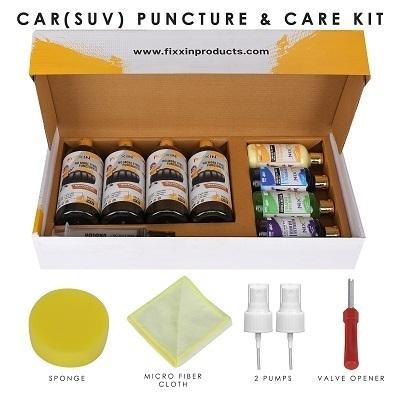 Fixxin Car (SUV) Puncture kit + (free FixxinCar care kit)