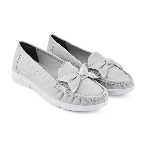 DOLLPHIN Women flat loafer Eva-23 Grey
