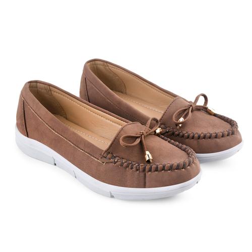 DOLLPHIN Women flat loafer Eva-25 Brown