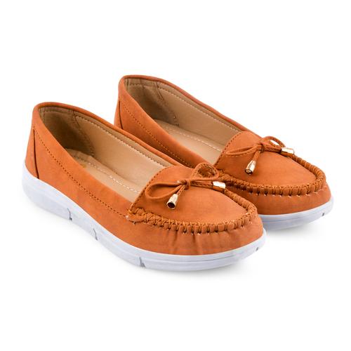 DOLLPHIN Women flat loafer Eva-25 Tan