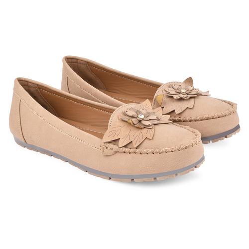 DOLLPHIN Women flat loafer Kim-501 Beige