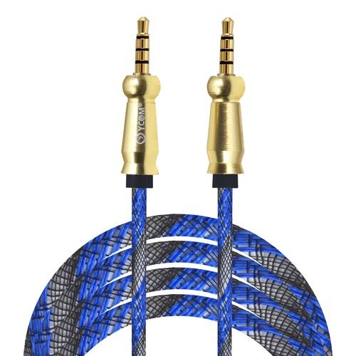YCOM W-3 1 Meter Aux Cable, 3.5mm Male to Male Stereo Aux Cord