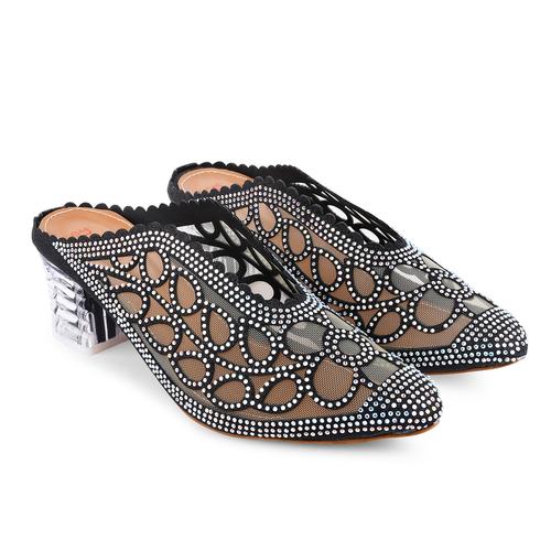 DOLLPHIN Women Heel Sandal HN-900 Black