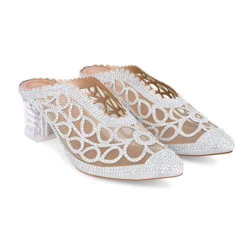 DOLLPHIN Women Heel Sandal HN-900 Silver