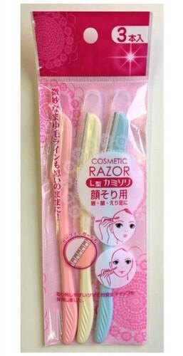 Facial razor for women 3count