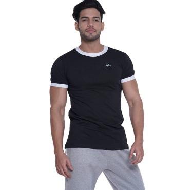SOLID ROUND NECK T-SHIRT HALF SLEEVES
