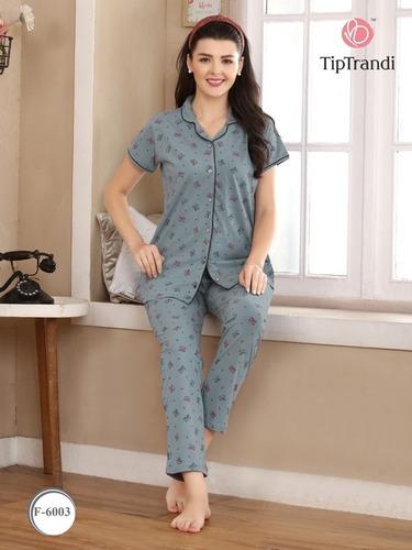 Front open night suit