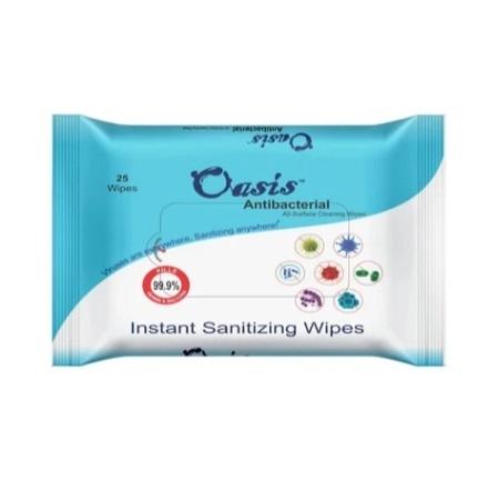 Antibacterial Instant Sanitizing Wipes