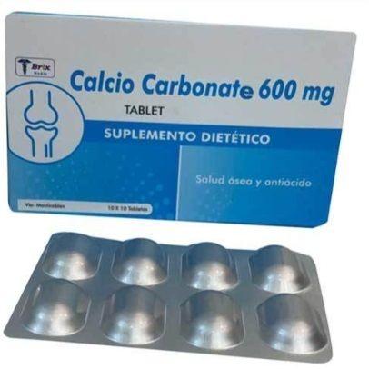 Calcium Carbonate 600mg Tablets