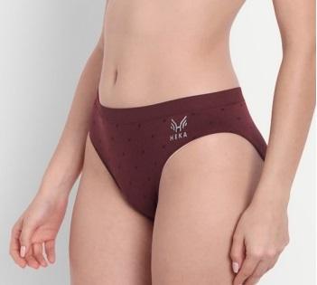 HEKA INVISIWEAR MID RISE POLKA DOT PANTY 