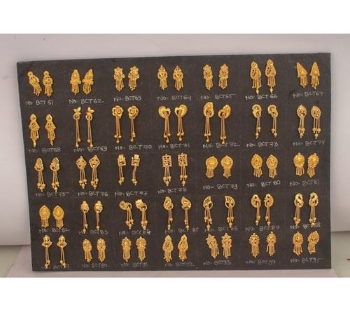 Gold Imitation Earrings