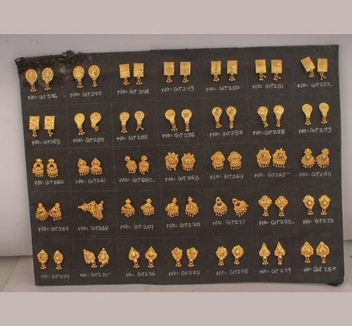 Gold Imitation Earrings