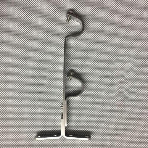 SS Double Curtain Rod Support