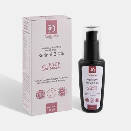 Dellavita Intense Anti-Ageing Plant Based Retinol 2.0% Face Serum