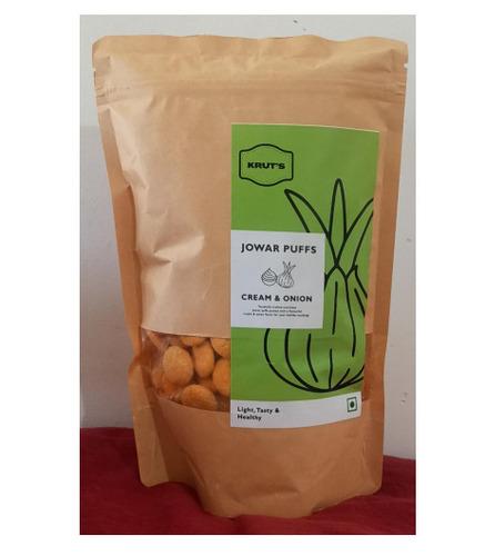 Cream & Onion Jowar puffs 