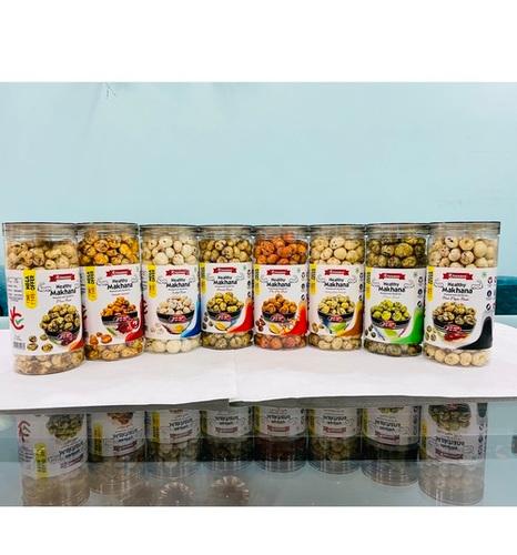 Roasted Makhana 8 Flavors Rs149 Bottle