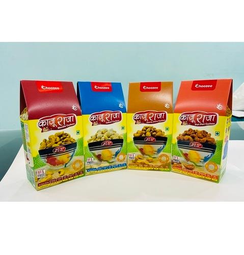 Salted Masala Peri Peri Heeng Jeera Cashew Rs 140 Box