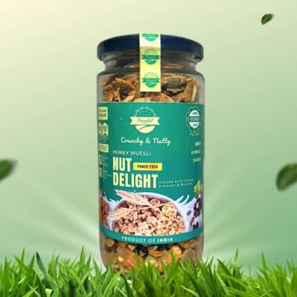 Organic Honey Muesli Nut Delight, Energy Booster