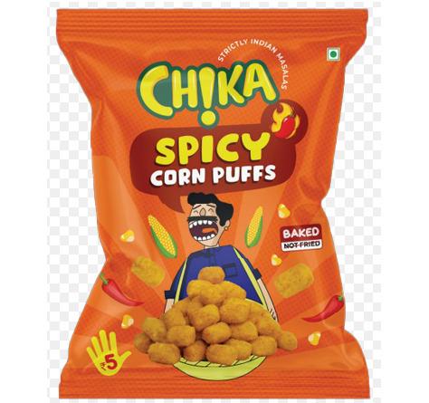 Spicy Corn Puffs