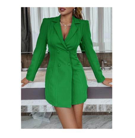 Double Breasted Blazer Dress