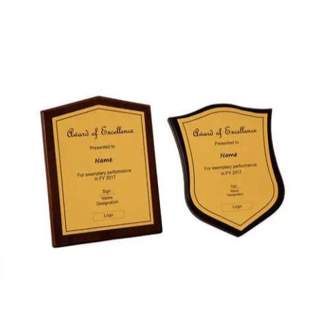 Wooden Shield Plaque