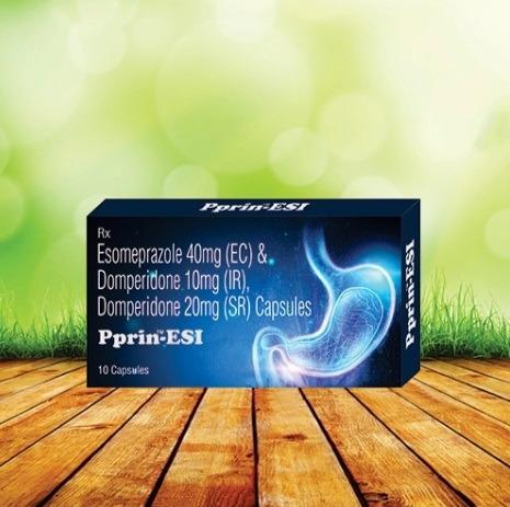 Esomeprazole 40Mg Ec And Domperidone 10 Capsules