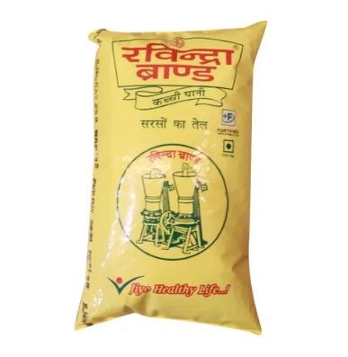 1L Ravindra Brand Kachi Ghani Mustard Oil