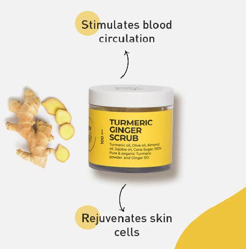 Turmeric Ginger Face & Body Scrub