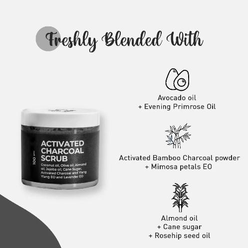 Bamboo Charcoal Face & Body Scrub