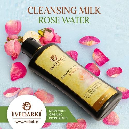 VEDRAK CLEANSING MILK ROSE WATER