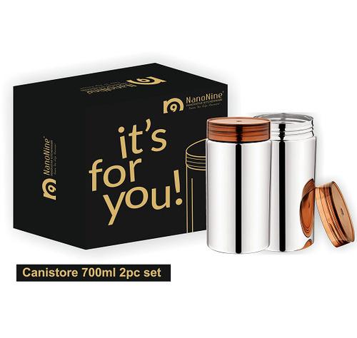 Canistore Single Wall Stainless Steel Single Storage Container.