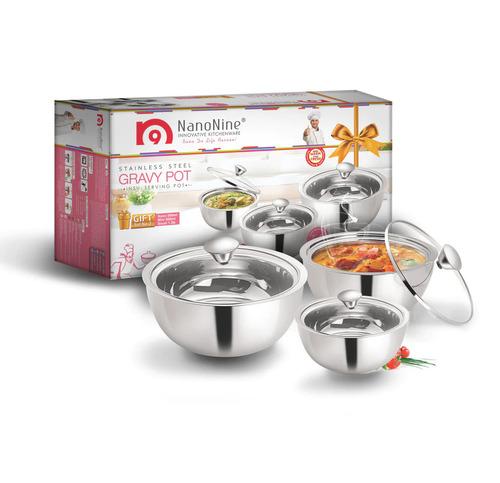 Stainless Steel Insulated Serving Pots & Casseroles