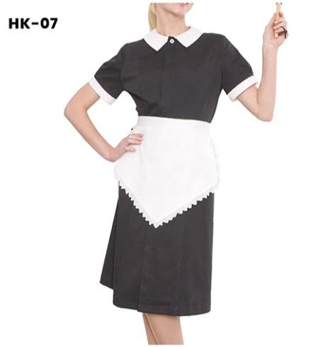 Black And White Housekeeping Uniform