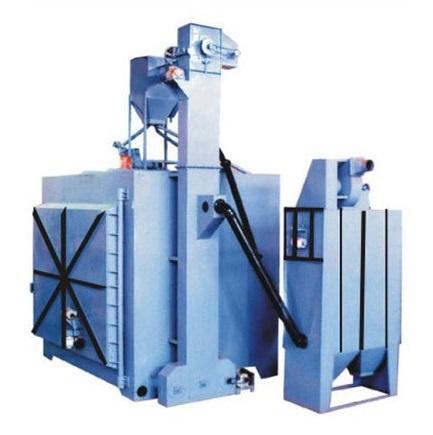 Double Door Shot Blasting Machine