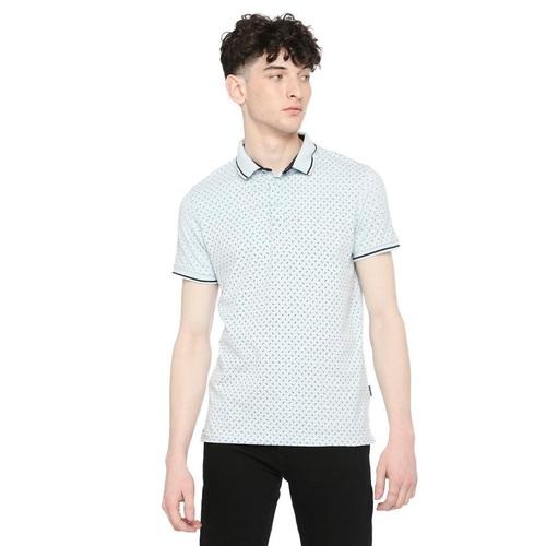 Integriti Lt.Blue Regular Fit T-Shirts For Men's