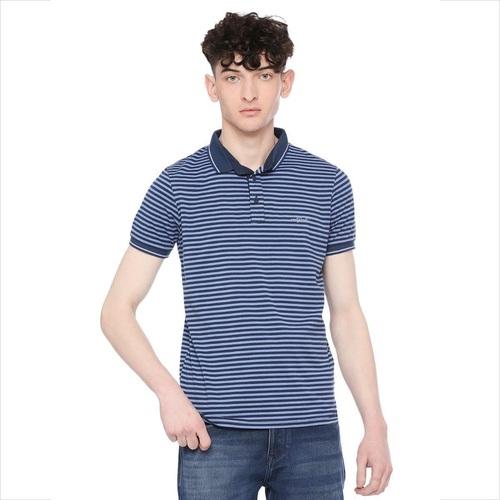 Integriti Blue Regular Fit T-Shirts For Men's