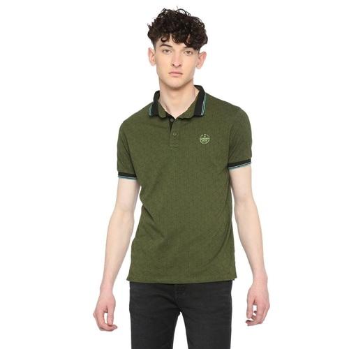 Integriti Olive Regular Fit T-Shirts For Men's