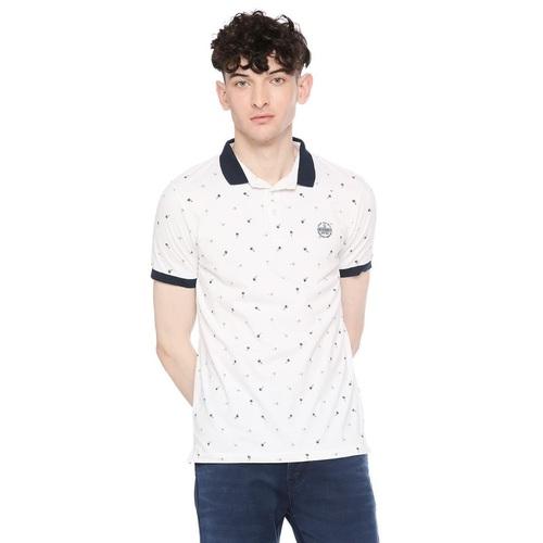 Integriti White Regular Fit T-Shirts For Men's