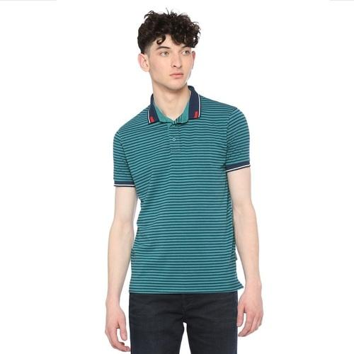 Integriti Teal Regular Fit T-Shirts For Men's