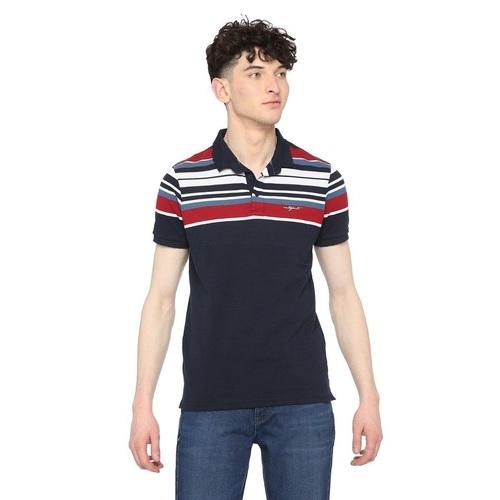 Integriti Navy Regular Fit T-Shirts For Men's