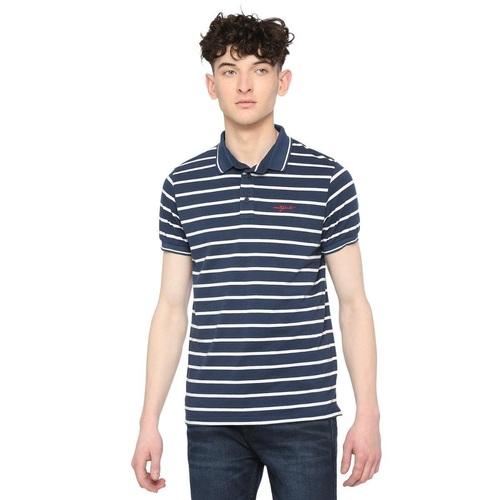 Integriti Navy Regular Fit T-Shirts For Men's