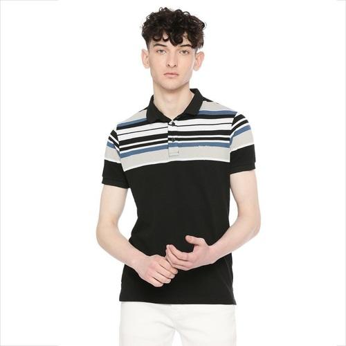 Integriti Black Regular Fit T-Shirts For Men's