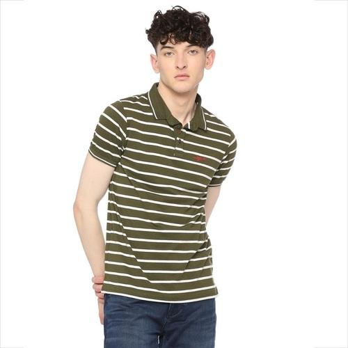 Integriti Olive Regular Fit T-Shirts For Men's