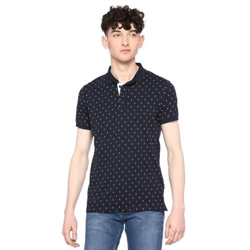 Integriti Navy Regular Fit T-Shirts For Men's