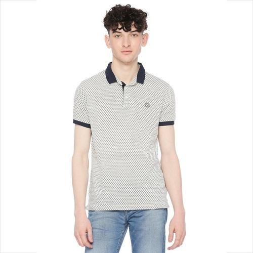 Integriti Off White Regular Fit T-Shirts For Men's