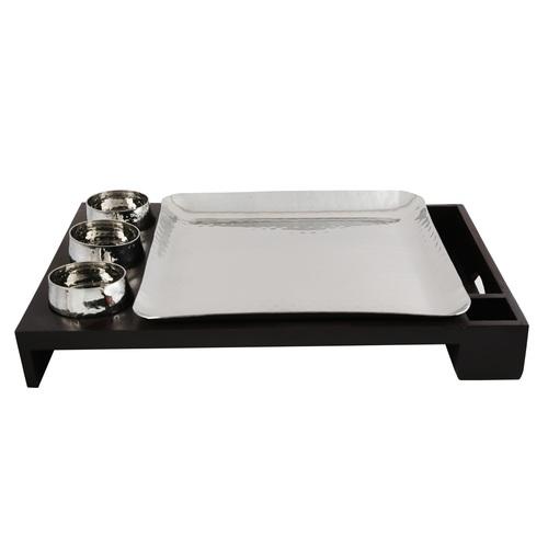 Serving Platter+3 Bowls